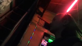 Startling brunette eastern Lou cannot wait to cum