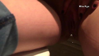 Wet restroom pee compilation