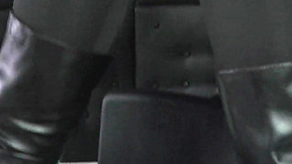 Miss Alessa Milano Femdom Facesitting Breathplay Heel Worship Mouthgagging on the Facesitting Chair by German Mistress