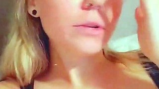 Big boobs milf masturbates with her dildo