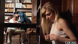 Marykate Moss' Library Whisper Ignites Wild Threesome Bliss