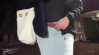 Sissy Introducing Fresh Sundress and Petite Walk Around Outdoor