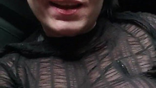 MILF Squirt Outdoor at Public Parking