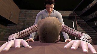 My girl best friend wants to try her first big dick l 3d Hentai uncensored animation