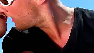 Hot beach fuck with skinny teens Amadea and Bianca
