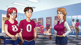 I Show Off My Huge Cock And Jenny With Large Tits Grabs My Dick Summertime Saga (jenny, Debbie, Anon)) With Car Toon