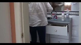 Amateur Latina Mom 58 Shows Off Huge Booty & Hairy Pussy For Stepson - Homemade Striptease