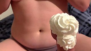 Wife Hates Swallowing Cum so Tries Whipped Cream