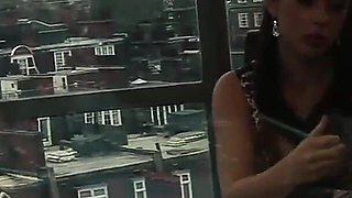 Kaia and Cindy Get Their Shaved Pussies Fucked and Take Turns Moaning on His Cock
