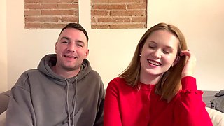 Hot BTS With Buxom Blonde Plump-assed Teen Porn-star - Interview & Exciting Pussy Licking