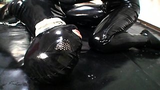 Amateur fetish BDSM action with redhead