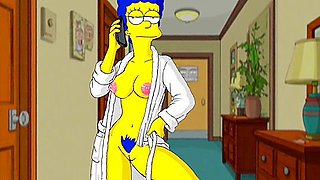 Marge Simpson And Car Toon - Foot Fetish Compilation Animation