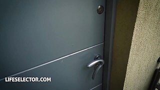 Watch thrilled Lulu Love and Mona Blue's scene