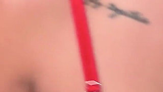 Erotic Sex with Sexy Colombian MILF in Red Lingerie Ends in Hot Cumshot - Mariana Sandoval