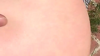 Milf in the yard fucks neighbor