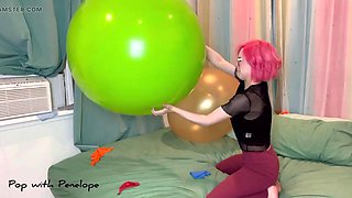 Nail and Air Pump Popping BIG Balloons! Tuftex, Cattex, Globos Payaso