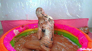 Wam!!! Anal Punishment with Slime and Brownie Dough