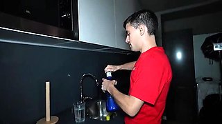 Step Mom Kourtney Love Gets a Huge Welcome Home Fuck from Step Son Jordi