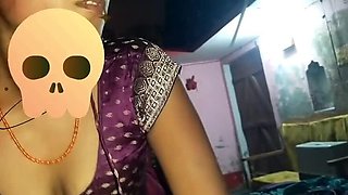 Desi Village Bhabhi Hardcore Fucking With Boyfriend - Rough Sex & Blowjob Lessons