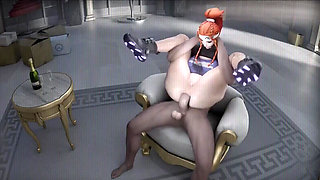Madruga3d Intense Hardcore Anal Sex: Curvy White Girl Rides Massive Monster Cock with Sweet, Spicy Pleasure