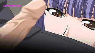 ''The Big Boss and the Perv Secretary'' Stucked Together in a Broken Elevator - Hentai Sex Anime, ENG Sub