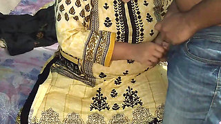 Indian Desi Satirical Stepmother Rescued by Her Stepson