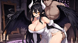 Albedo Succubus Magical Bonding Ritual Passionate Creampie Devotion Fantasy