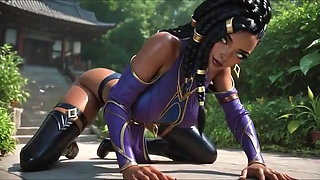 Senna League of Legends Hentai Compilation Stripping and Big Tits Tease