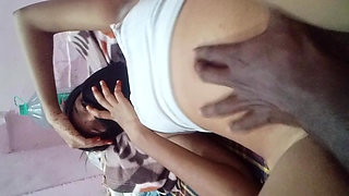 Missionary sex village college girl sex affair in oyo room after class bunk