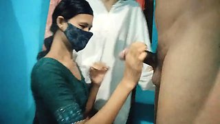 Indian Boyfriend sharing sex with 18yrs cute girl Modern Girl Fucking in Home, Indian most demanding threesome sex video stepsis