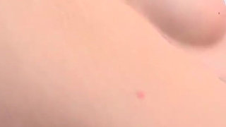 Horny blonde enjoying threesome on the beach