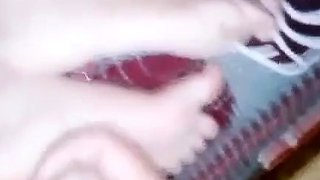 Arab Girl's Hot Milk and Feet Webcam Show