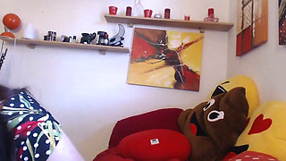 Nicoletta Excites You with Large Balloons and Is Ready to Show You Her Passion for Fetish