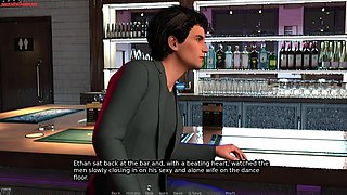 Couple's Love 08 - Cuckold Husband Watches His Hotwife Kissing Another Man in Front of Him - 3D Porn Game