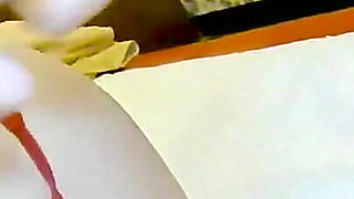 Mayu No91 Shaved, Cosplay, Deepthroat, Collar, Blindfold, Anal Beads in 2 Holes, Squirting, Creampie, Cleaning Blowjob