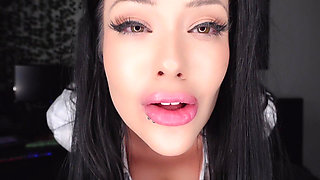 Your Slutty Bimbo Secretary Lets You Fuck Her Ass While You
