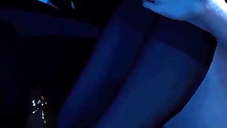 Rainy Night Rendezvous: Kylie's Nylon Surprise