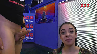 Khadisha Latina Banged in Cum Land Gangbang