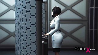 Wild hooker - 3d animated smut - Scifi-X