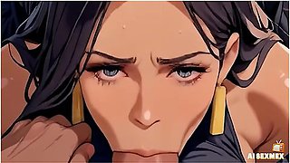 Car Toon In Big Ass Girl Reached Orgasm At Home And Sucked A Big Cock Ai