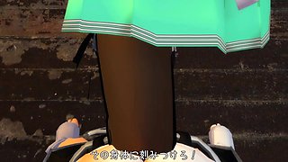 Hentai redhead gives blowjob and having sex