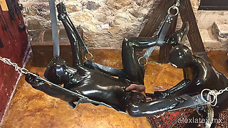 Intense Pegging with Huge Dildo - Alex Latex