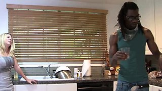 Dark-hued, chisel fellow humps step family with XXX!