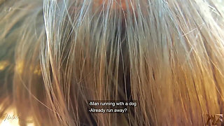 Amazing Blowjob on the Beach - Lots of Cum All Over My Face