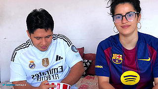 WE ENJOY SOCCER BEST WITH HARDCORE SEX AND CUM IN MY MOUTH