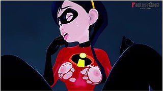 Car Toon In Violet Parr Super Hero Costume The Incredibles Sex On The Park