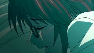 Horny Anime Girl With Glasses Fucks Hard in Classroom Hentai 3D Animation