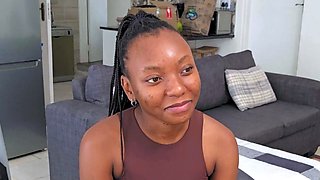 This sweet EBONY 18YO singer slipped out after choir