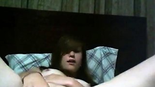 Big-Titted Amateur Fists Herself on Webcam