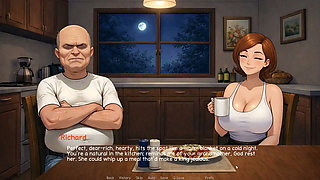 Grandpa Lesson Taboo Hentai Game Ep.3 He Dick Slap His Grandson Wife!